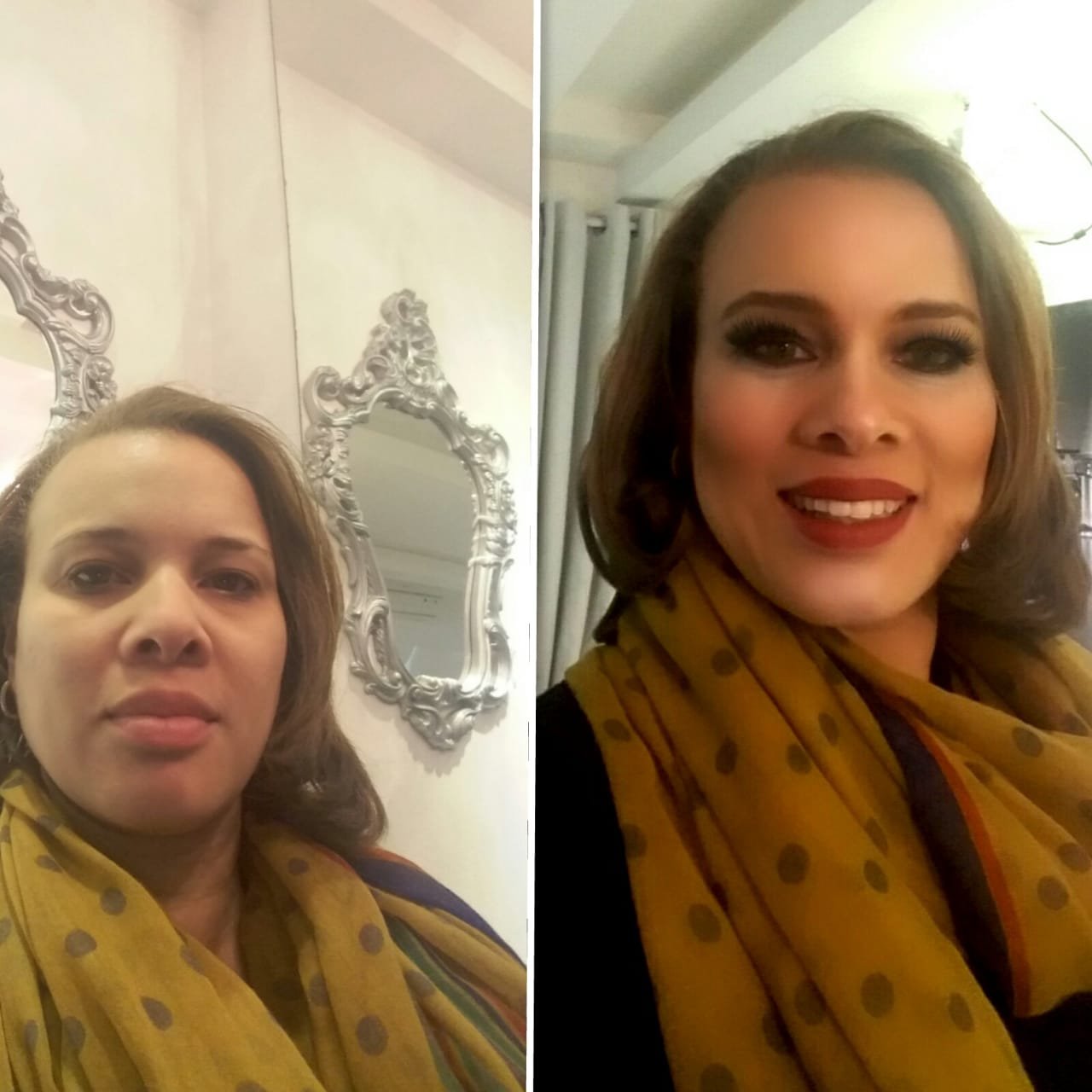 Resultado de maquiagem profissional no Ateliê Debie Monteiro